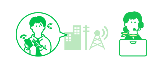 開通工事不要　コンセントにさすだけ！